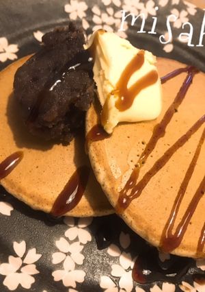 きな粉入り☆和風パンケーキ-レシピのメイン写真