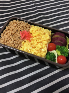 男子高校生弁当★69 とりそぼろ弁当-レシピのメイン写真