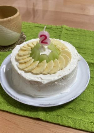 子供向、ホットケーキミックスのスポンジ-レシピのメイン写真
