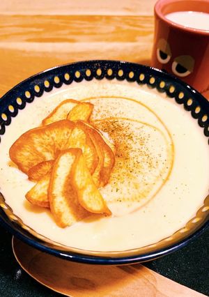 材料3つ☆フワトロあま～い焼き芋スープ-レシピのメイン写真