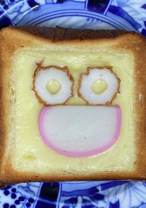 子供が作れてたんぱく質たっぷりお顔パン-レシピのメイン写真