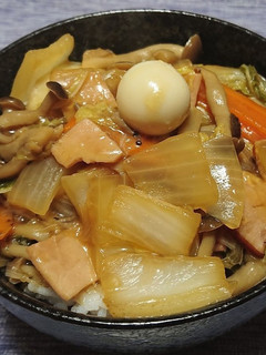 ハムとしめじの中華丼-レシピのメイン写真
