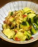 胡瓜のたたき～梅干しと茗荷で美味しく