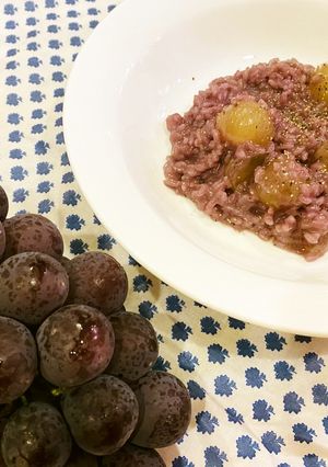 【野菜ソムリエ】ぶどうのリゾット-レシピのメイン写真