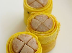 キャラ弁に♫お花ソーセージの卵巻き✿-レシピのメイン写真
