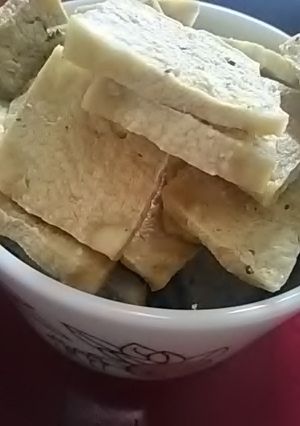 ヘルシーな豆腐のチップス-レシピのメイン写真