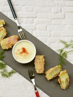 ネギと生ハムのビールフリット-レシピのメイン写真