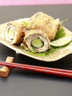 さんまのネギ巻き揚げ-レシピのメイン写真