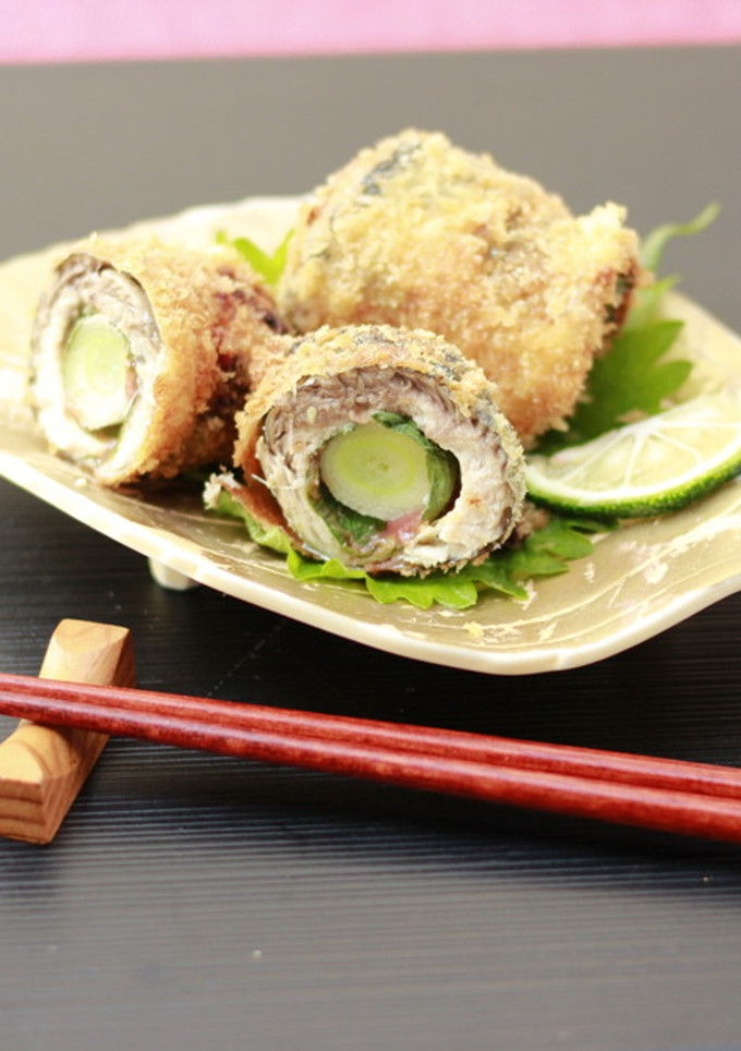 さんまのネギ巻き揚げ-レシピのメイン写真