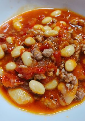 白インゲン豆のチリビーンズ-レシピのメイン写真
