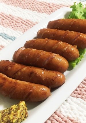 おつまみ お弁当に☆ガリバタウィンナー-レシピのメイン写真