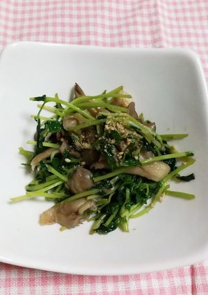 ☆豆苗と舞茸の炒め物☆-レシピのメイン写真