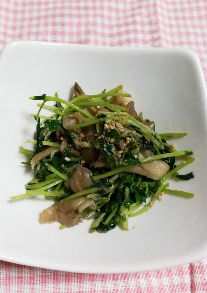 ☆豆苗と舞茸の炒め物☆-レシピのメイン写真