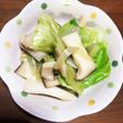 エリンギとキャベツのバター醤油炒め