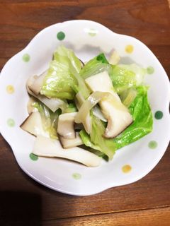 エリンギとキャベツのバター醤油炒め-レシピのメイン写真