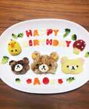 リラックマ1歳バースデープレート♡