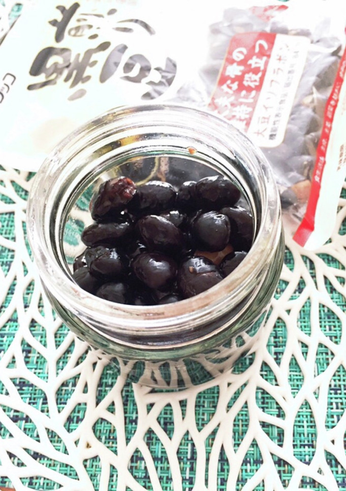 煎り黒豆で♡簡単煮豆風〜♬-レシピのメイン写真