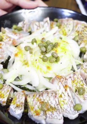 真鯛の炙りカルパッチョ-レシピのメイン写真