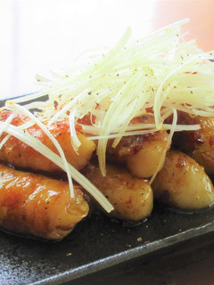 豚バラ肉とお餅のくるくる巻き照り焼き-レシピのメイン写真