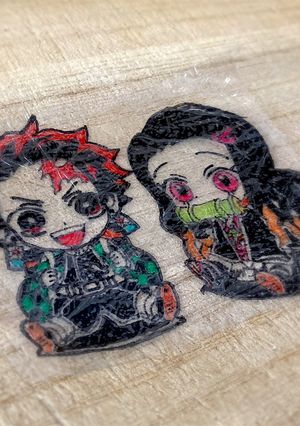 鬼滅の刃　ラップでお絵かきキャラ弁！-レシピのメイン写真