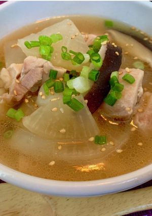 鶏肉と蒟蒻の具沢山ヘルシー中華スープ-レシピのメイン写真