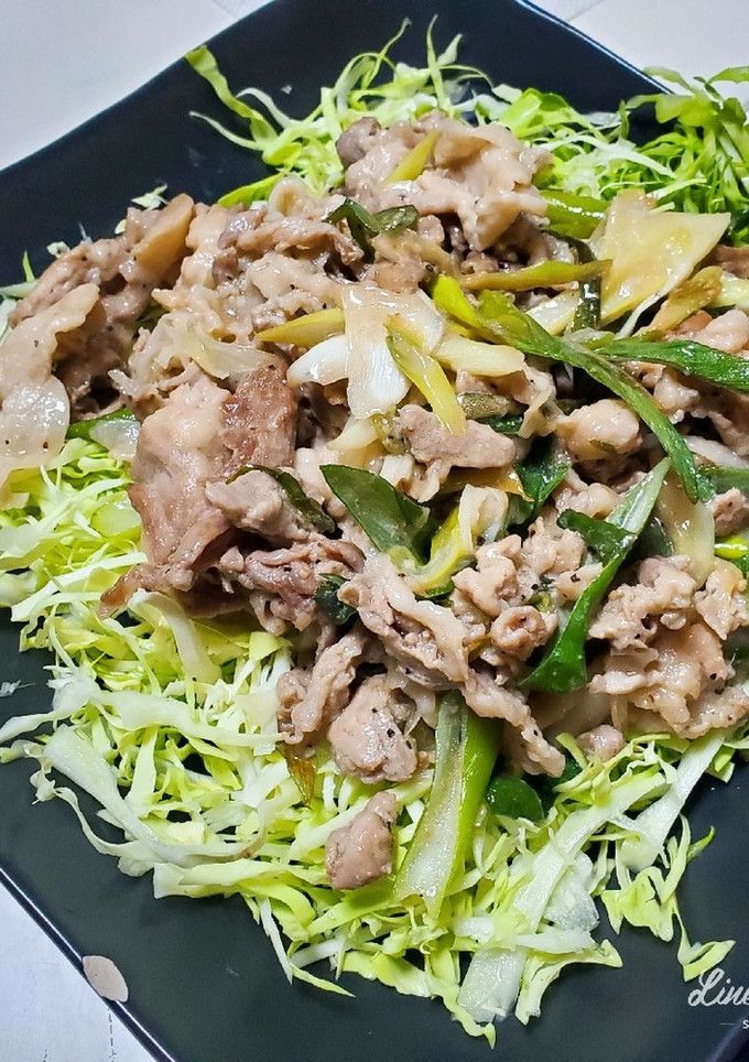 漬けて焼くだけ♪豚肉のネギ塩ダレ-レシピのメイン写真