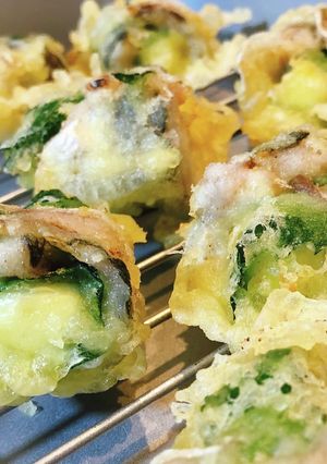 アジロール☆小アジのしそチーズ巻き-レシピのメイン写真