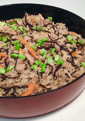 梅肉入りおこわ-レシピのメイン写真