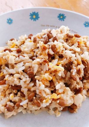 なっとうふチャーハン♪-レシピのメイン写真
