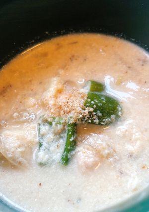 豆乳と白胡麻のまっしろスープ-レシピのメイン写真