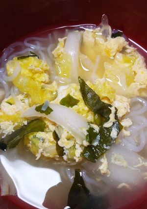 春雨よりヘルシー★糸コン中華スープ-レシピのメイン写真