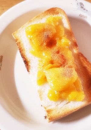 柿ジャムトースト♡-レシピのメイン写真