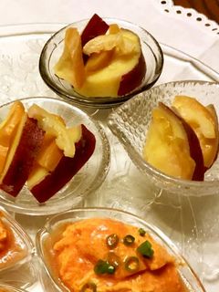 さつま芋とりんごとレモンの煮物-レシピのメイン写真