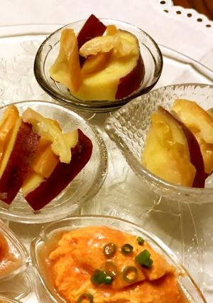 さつま芋とりんごとレモンの煮物-レシピのメイン写真