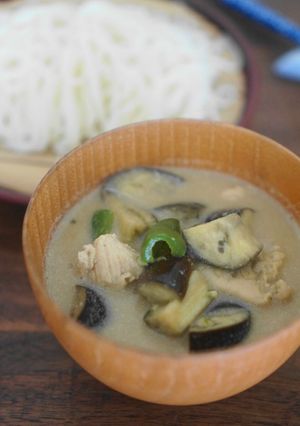 グリーンカレー素麺-レシピのメイン写真