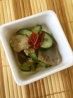 キュウリと豚肉とこんにゃくの炒め物-レシピのメイン写真
