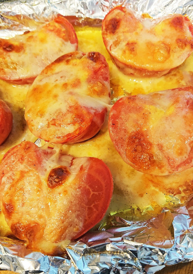簡単♪ トマトのチーズ焼き-レシピのメイン写真