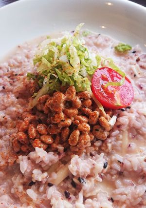 納豆とチーズの雑穀米リゾット-レシピのメイン写真
