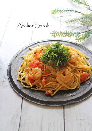 15分♪海老とナッツのパスタ-レシピのメイン写真