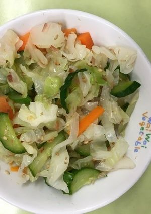 【保育園給食】キャベツの土佐漬け-レシピのメイン写真