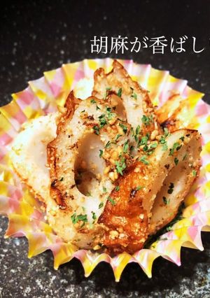 ちくわのマヨネーズ焼き☆胡麻☆お弁当-レシピのメイン写真