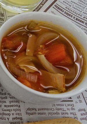 なんて簡単！トマトスープ-レシピのメイン写真