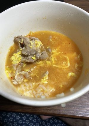 炒め物は飽きたあなたに！豚キムチ雑炊-レシピのメイン写真