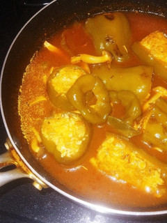 ☆ピーマンの肉詰め☆ケチャップ煮-レシピのメイン写真