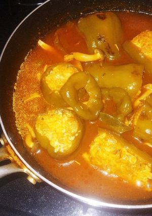 ☆ピーマンの肉詰め☆ケチャップ煮-レシピのメイン写真