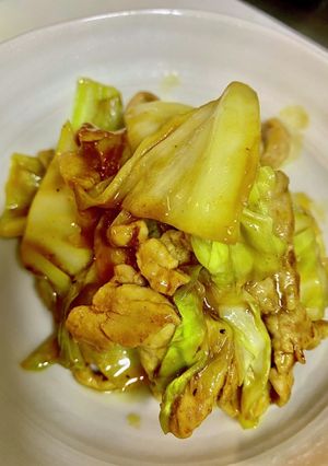 豚もも肉とキャベツのカレーソース炒め-レシピのメイン写真