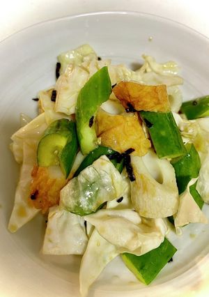 ちくわと叩き胡瓜の塩昆布キャベツ和え-レシピのメイン写真