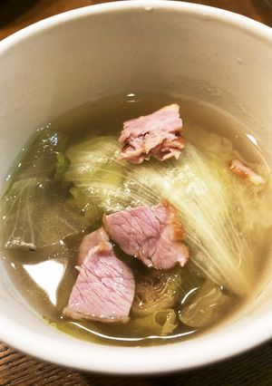 レタスとベーコンの中華スープ-レシピのメイン写真