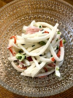 大根とかにかまのサラダ-レシピのメイン写真