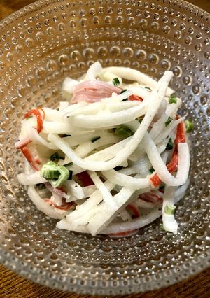 大根とかにかまのサラダ-レシピのメイン写真